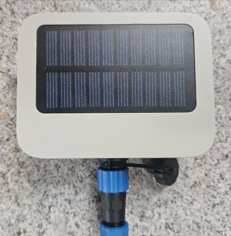 Solar-powered node — runs off-grid for years, no wiring to run